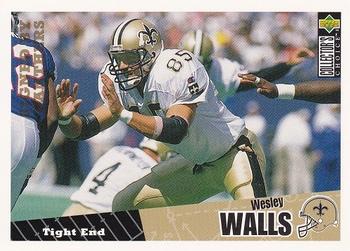 Wesley Walls Carolina Panthers 1996 Upper Deck Collector's Choice NFL #126